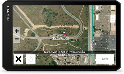 Garmin RV Cam 795, Large, Easy-to-Read 7” GPS RV Navigator, Built-in Dash Cam, Automatic Incident Detection, Custom RV Routing, High-Resolution Birdseye Satellite Imagery