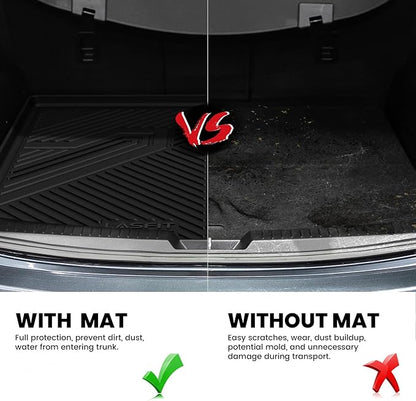 LASFIT Cargo Mat for Mazda CX5 2017-2025, CX 5 All Weather Trunk Mat for 2017 2018 2019 2020 2021 2022 2023 2024 2025 Mazda CX5 Cargo Liner Tray Accessories, Black