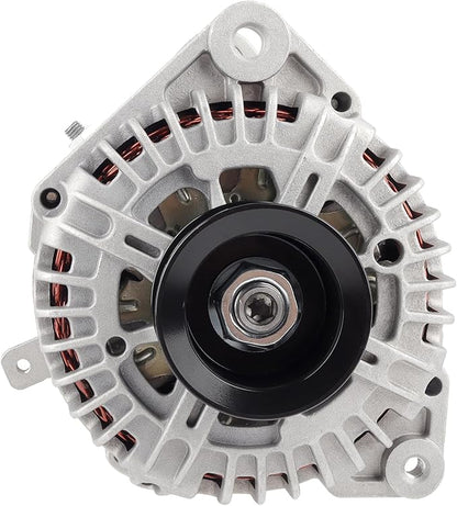 Ezexpreze 11256N Alternator Fit for 2007-2019 Nissan Armada Frontier Pathfinder Titan Xterra, 2008-2010 Infiniti QX56, 2009-2012 Equator, 12V 130A OE#11256 23100-ZH00A 23100-ZH00B TG15C113