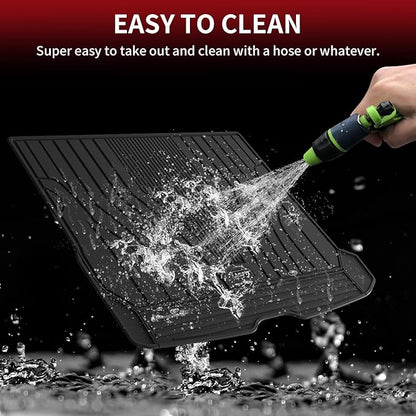 LASFIT Cargo Mat for Mercedes Benz GLC SUV 2025 2024 2023 300 / 300e / 43 AMG, All Weather TPE Custom Fit Mercedes Benz GLC SUV Trunk Mat Cargo Liner, Black
