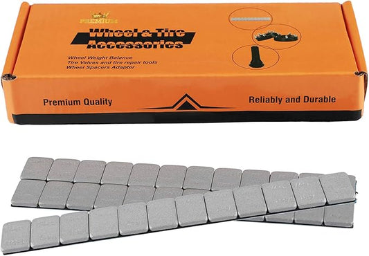 1/4 Oz Stick on Wheel Weights (1box，288pcs,72oz),Gray Adhesive Backed Wheel Weights for Cars, Trucks, SUVs, Motorcycles