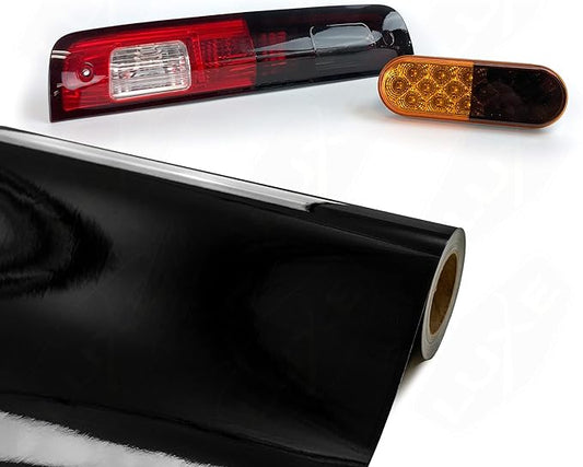 Luxe LightWrap Dark Smoke Universal Headlight Tint Light Tail Kit (20” x 1 Yard)