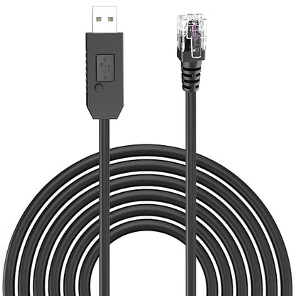 Radar Detector Cable, USB to RJ11 Plug Power Cord with Mute Function,Replacement Power Cable,for Escort Smart MAX 360 Passport Cobra 360 Unide R1/3/4/DFR8/9 Radenso XP etc Radar Detector.