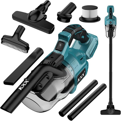 KXX Cordless Vacuum for makita 18V Battery, Handheld Electric Power Vacuum Cleaner for Hardwood Floor Carpet Pet Hair Car (No Battery)
