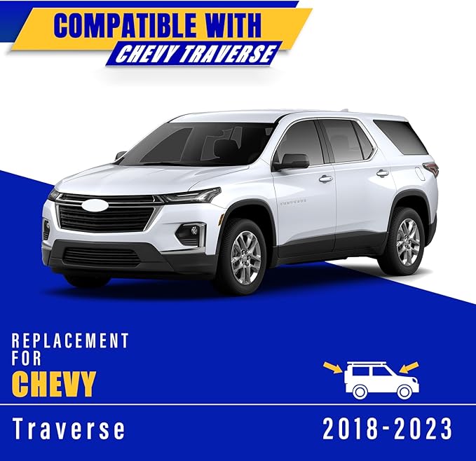 3 wipers Replacement for 2018-2023 Chevy Chevrolet Traverse, Windshield Wiper Blades Original Equipment Replacement - 24"/20"/10" (Set of 3) U/J HOOK