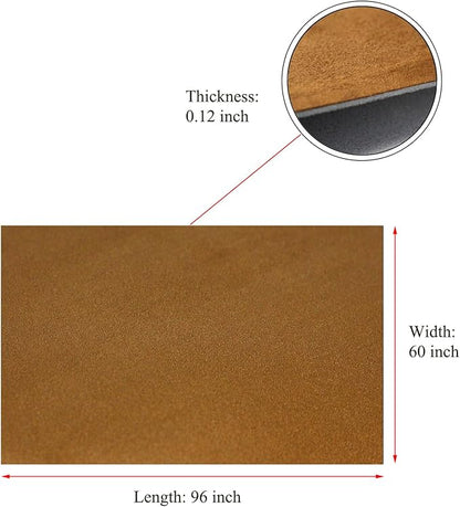 Suede Headliner Fabric with Foam Backing - Black Suede Headliner Material for Car/Truck/SUV/RV Roof, Home Repair/DIY Headliner Material Automotive Headliner Fabric (Tan, 96"×60“)