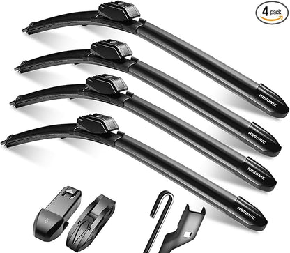 Windshield Wipers, 28" + 16" Wiper Blades, Compatible with Toyota Prius 2022-2016, 2022-2019 AWD-e, 2022-2017 Prime - Double Service Life (Set of 4)