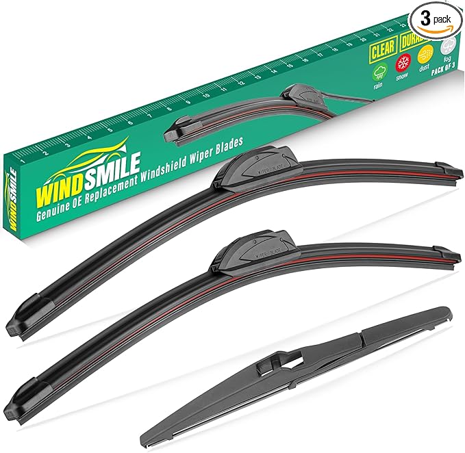 26" 14" 8" Windshield Wiper Blades Replacement for Scion xD 2008 2009 2010 2011 2012 2013 2014 Premium All Weather Front Rear Wipers Set - OEM Quality (Pack of 3)