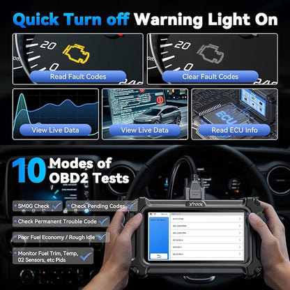 XTOOL D5S OBD2 Scanner - 2025 Code Reader for Cars & Trucks with 16 Resets, Crank Sensor Relearn, Throttle Relearn, EPB, FCA AutoAuth, CAN FD for GM, Engine ABS SRS Transmission Car Diagnostic Tool