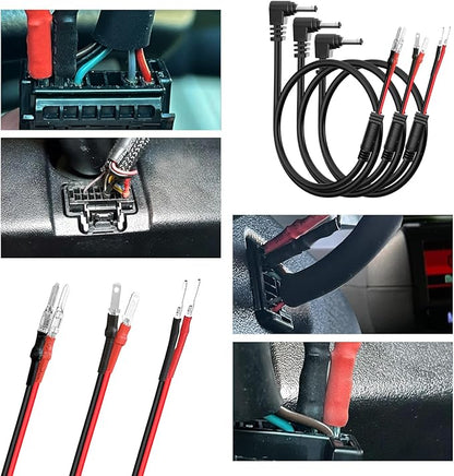 Radar Detector Mount,Rearview Mirror Rod Radar Mounting Bracket+Rearview Mirror Hard Wire Power Cord kit16,with Inline Fuse (for Cobra Radar Detector)