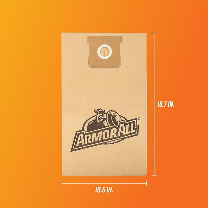 Armor All, AADBS 2.5-Gallon Wet/Dry Vacuum Dust Bags, 3-Pack