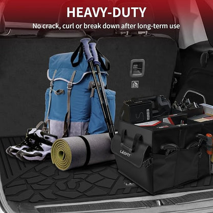 LASFIT Trunk Mat for Jeep Grand Cherokee 2022-2025 5-Seat (Include 4xe, NOT for L) All Weather TPE Custom Fit Cargo Mat Trunk Liner Cargo Liner, Black