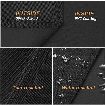 Kayme ATV Cover Waterproof Heavy Duty All Weather, Quad 4 Wheeler Cover Sun Rain Snow Protection, Fits for Honda, Yamaha, Polaris, Suzuki, Kawasaki, Can-Am Arctic Cat, XXXL (100x43x48 inch)