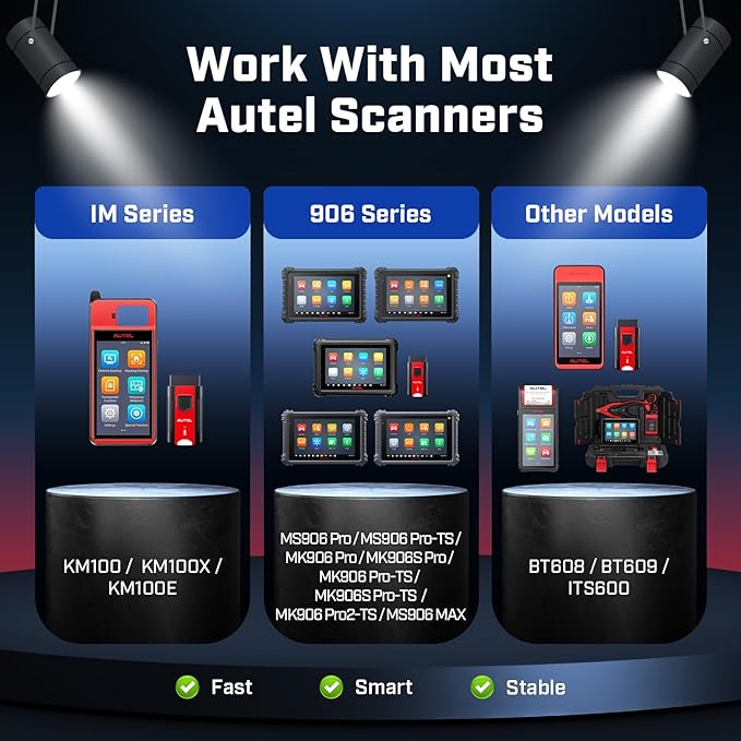 Autel MaxiVCI V200 VCI200 Wireless Dongle: 2025 VCI 200 OBD2 Connector 2.0 of VCI100 V100 Adapter Car Communication Interface for MaxiSys MS906 Pro MS906 Pro-TS S906 MAX KM100 BT608 BT609 ITS600 etc.