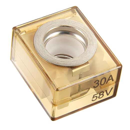 MRBF Terminal Fuse Block 30 AMP Marine Rated Battery Fuse 58V DC Max IP66 Waterproof Fuse Holder 30A