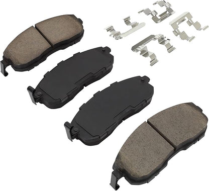 Premium Ceramic Front Brake Pads (1001-0815CC) Compatible with Suzuki SX4 2007-2013, Suzuki SX4 Crossover 2012-2012
