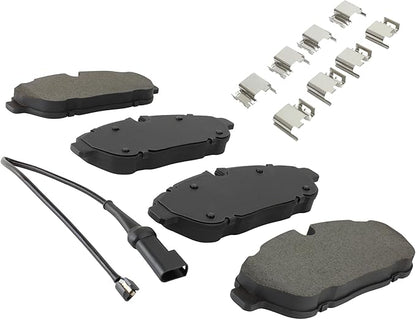 Premium Semi-Metallic Front Brake Pads (1001-2301M) Compatible with Ford Transit 2022-2020, Transit-150 2025-2020, Transit-250 2025-2020, Transit-350 2025-2020, Transit-350 HD 2024-2020