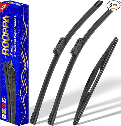 3 wipers Replacement for 2019-2023 Subaru Ascent, Windshield Wiper Blades Original Equipment Replacement - 26"/20"/14" (Set of 3)