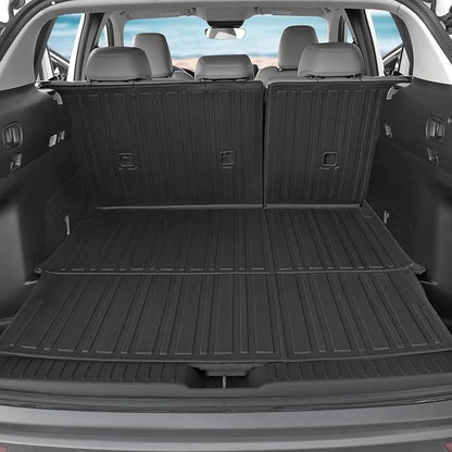 Floor Mats Set for 2023 2024 2025 Mazda CX-50 Gas, Full Coverage All Weather Floor Mats Cargo Mat with Backrest Protectors & Door Sill Guards for CX50 Accessories(Not fit Hybrid)
