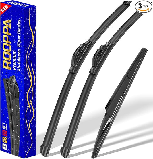 3 wipers Replacement for 2009-2016 Ford Expedition/2009-2016 Lincoln Navigator, Windshield Wiper Blades Original Equipment Replacement - 22"/22"/16" (Set of 3) U/J HOOK