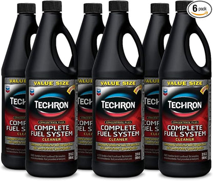 Chevron Techron Concentrate Plus Fuel System Cleaner, 32 oz, Pack of 6