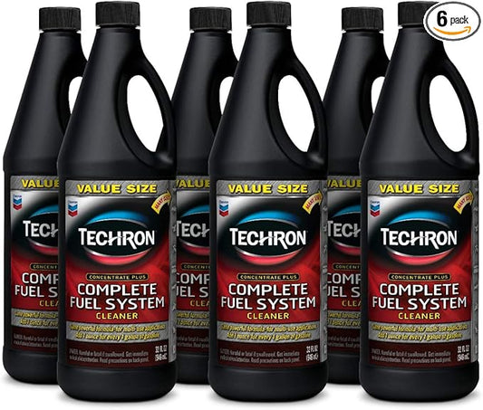 Chevron Techron Concentrate Plus Fuel System Cleaner, 32 oz, Pack of 6