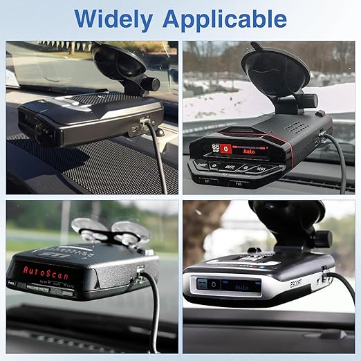 Radar Detector Cable, USB to RJ11 Plug Power Cord with Mute Function,Replacement Power Cable,for Escort Smart MAX 360 Passport Cobra 360 Unide R1/3/4/DFR8/9 Radenso XP etc Radar Detector.