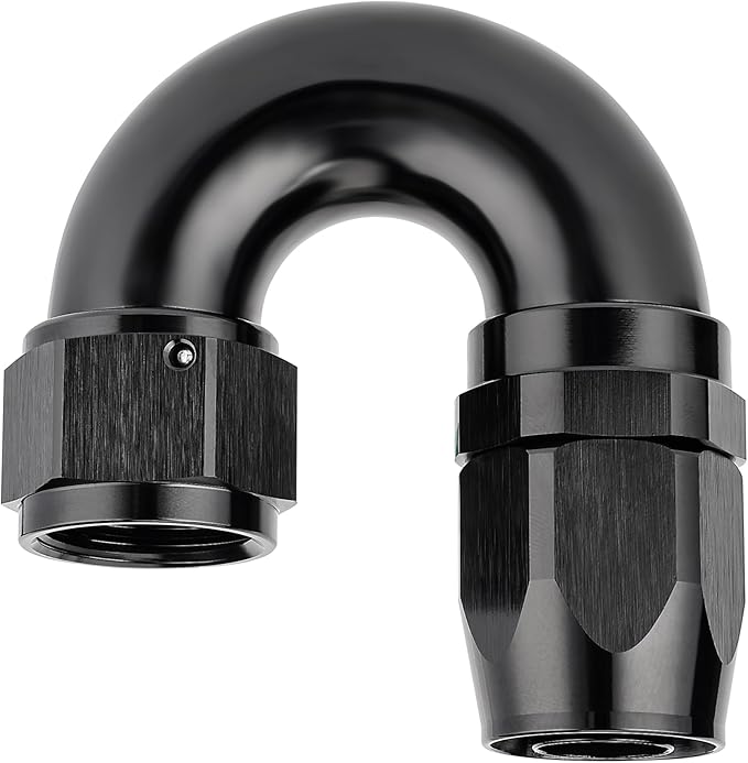 EVIL ENERGY 12AN 180 Degree One Piece Full Flow Hose End Fitting Swivel For CPE Braided Hose