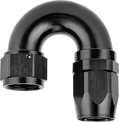 EVIL ENERGY 12AN 180 Degree One Piece Full Flow Hose End Fitting Swivel For CPE Braided Hose