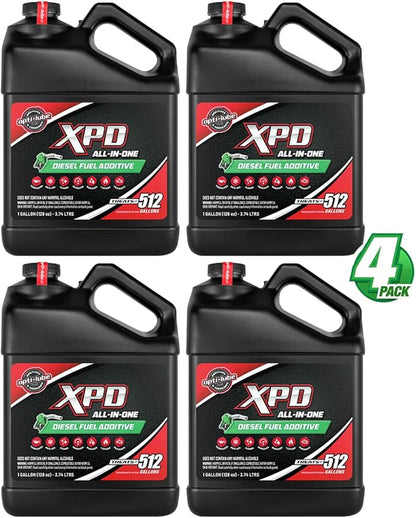 Opti-Lube XPD All-Season Diesel Fuel Additive - Gallon (4 Gallons (Treats 2048 Gallons))