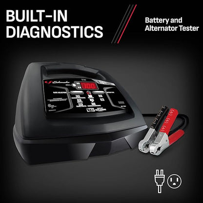 Schumacher Electric 6A Battery Charger and 85A Engine Starter, 6-in-1 Solution for 6V/12V Batteries, Maintainer, 30 Amp Boost, SC1307, for Power Sport, Car, Truck, and Marine Batteries