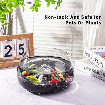 0.88 Lb Black Obsidian Natural Tumbled Healing Crystal Chips Bulk, Aquarium Gravel Rocks Stones Pebbles Fish Tank Marbles for Aquarium, Vase Fillers, Succulent Plants Decor