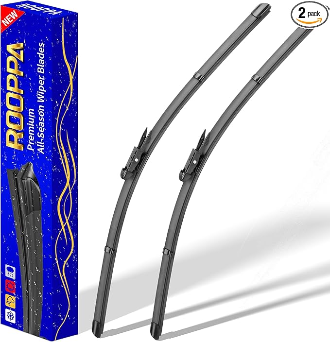 2 wipers Replacement for Toyota Tundra 2007-2020 Toyota Sequoia 2008-2020, Windshield Wiper Blades Original Equipment Replacement - 26"/23" (Set of 2) Pinch Tab