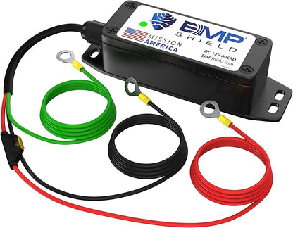 EMP Shield – Micro Vehicle EMP Protection 12 Volt DC for Car and Truck (DC-12V-Micro) Lightning, Solar Flare, and Surge Protection