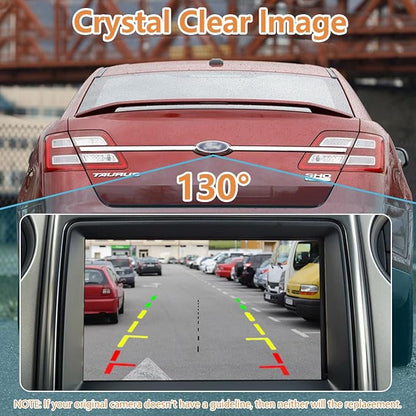 OE Backup Camera Compatible with Ford Taurus/Taurus Sho/Taurus Police 2013-2019 | Rear View Reverse Park Assist Camera | Replaces EG1Z-19G490-A, DG1Z-19G490-A, 592-224, PAC251, FO1960165