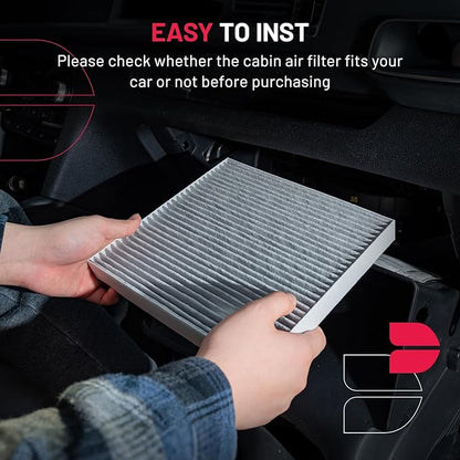 BDFHYK CF12155 Cabin Air Filter with Activated Carbon Compatible with Volvo 2019-2023 S60/V60/XC60, 2017-2023 S90, 2017-2022 V60 Cross Country, 2018-2021 V90, 2017-2021 V90 Cross Country, 16-23 XC90