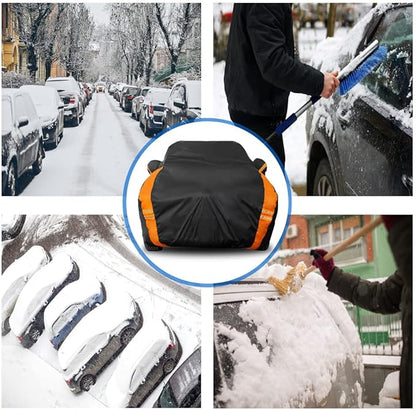 Avecrew SUV Car Cover Waterproof All Weather for Automobiles, Outdoor Heavy Duty Full Exterior SUV Covers (Length: 182"-191")