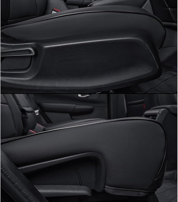 EKR Sportage Seat Covers Custom Fit for KIA Sportage EX,X-Line,SX,SX Prestige,X-pro,X-pro Prestige 2023 2024 2025 2026 Leather Car Seat Cover Full Set - Faux Leather(Black)