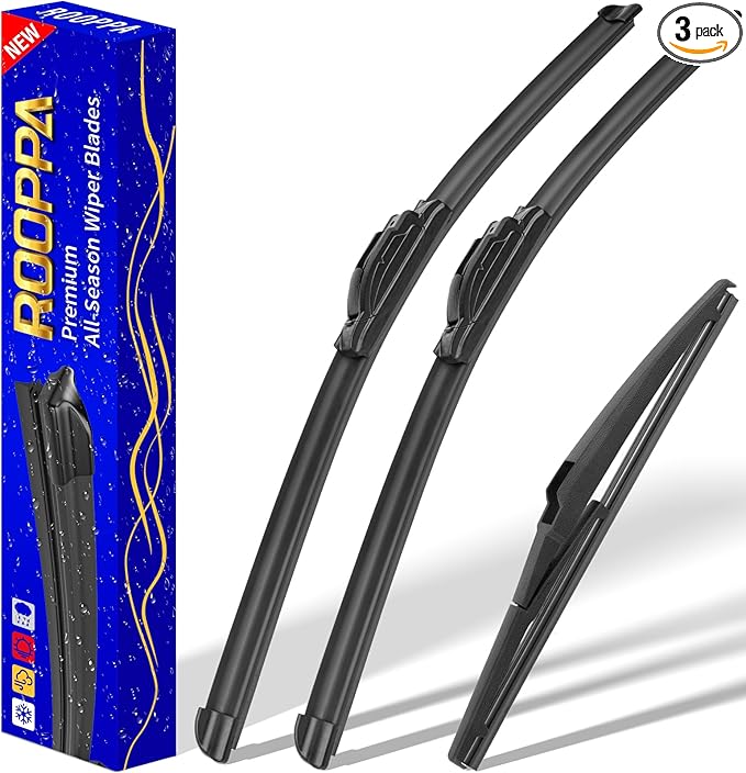 3 wipers Replacement for 2014-2021 Jeep Grand Cherokee, Windshield Wiper Blades Original Equipment Replacement - 22"/21"/11" (Set of 3) U/J HOOK