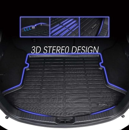KELCSEECS Floor Mats & Cargo Liner for 2024 2023 2022 2021 2020 2019 2018 Chevrolet Chevy Equinox & GMC Terrain/Terrain Denali All Weather Car Mats Cargo Mat Floor Liners Trunk Mat Trunk Liner