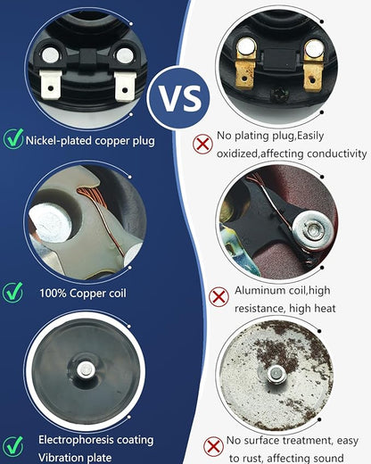 Car Horn Kit for Toyota Lexus,12V Loud Waterproof Auto Horn, High Low Dual Tone 126 Decibel, Replacement for Toyota