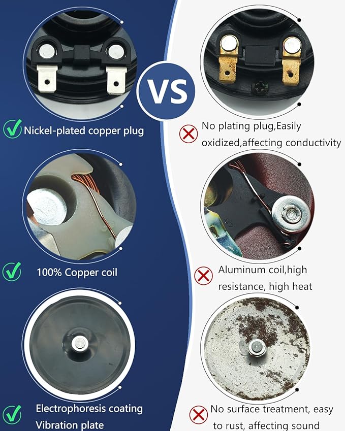 Car Horn Kit for Honda Acura, 12V Loud Waterproof Auto Horn,High Low Dual Tone 126 Decibel, Replacement for Honda