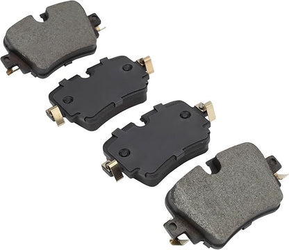 Premium Ceramic Rear Brake Pads (1001-1752C) Compatible with Jaguar F-Type 2014-2021, Jaguar XJ 2016-2019