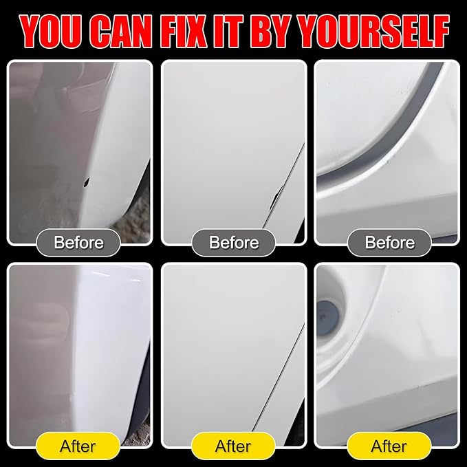 Car Touch Up Paint(Bright White(PW7/GW7)) for Dodge Ram, Car Paint Scratch Repair Kit, Quick & Easy Solution to Repair, 2 in 1 Scratch Remover Pen with 2PCS Disposable Micro Applicators