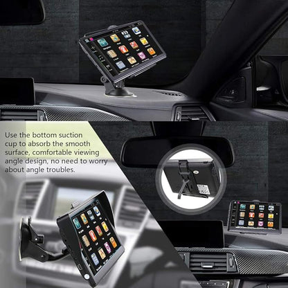 GPS Navigation for Car, Latest 2025 Map,7 inch Touch Screen Real Voice Spoken Turn-by-Turn Direction Reminding Navigation System for Cars, Vehicle GPS Satellite Navigator with(Free Lifetime Updates)