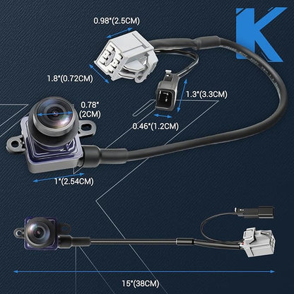 Rear View Backup Camera Compatible with Dodge Journey 2011-2020 Park Assist Camera Replaces# 56054158AB 56054158AC 56054158AD 56054158AE 56054158AF