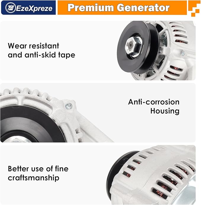 Ezexpreze For Mini One Wire Alternator Replacement for GM 1 Wire SBC BBC For Chevy Race 87-92,12180-SEN, 1-2119-11ND