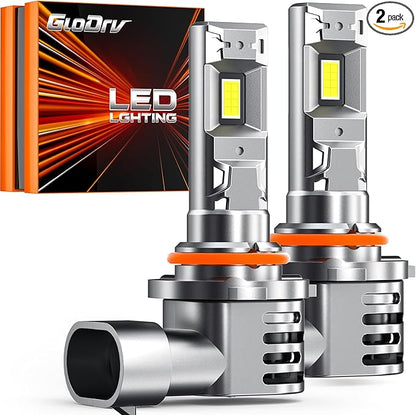 [2025 Upgrade] H10 Bulbs [Latest & Brightest] 40000lm 800% Brightness Fog Lights Bulbs Real 1:1 Mini Size Design, 6000k Cool White，Pack of 2