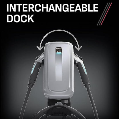 Schumacher Electric 240V / 40A Level 2 EV Wall Charger - NEMA 6-50 Plug - with Universal SAE-J1772 Connector - Wi-Fi & Bluetooth Enabled - Weather-Resistant for Indoor or Outdoor Use - SEV1600P650