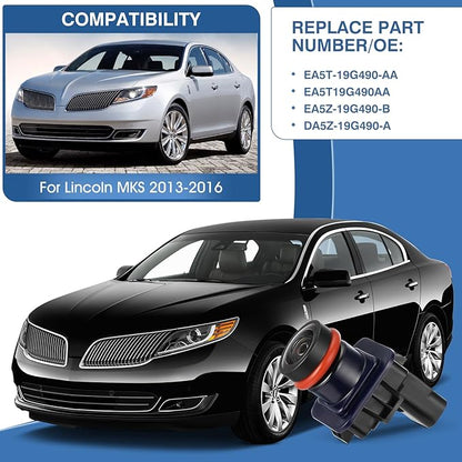 Rear View Backup Reverse Camera Fit for Lincoln MKS 2013-2016,Safety Parking Back Up Assist Camera OE Number EA5T-19G490-AA EA5T19G490AA EA5Z-19G490-B DA5Z-19G490-A